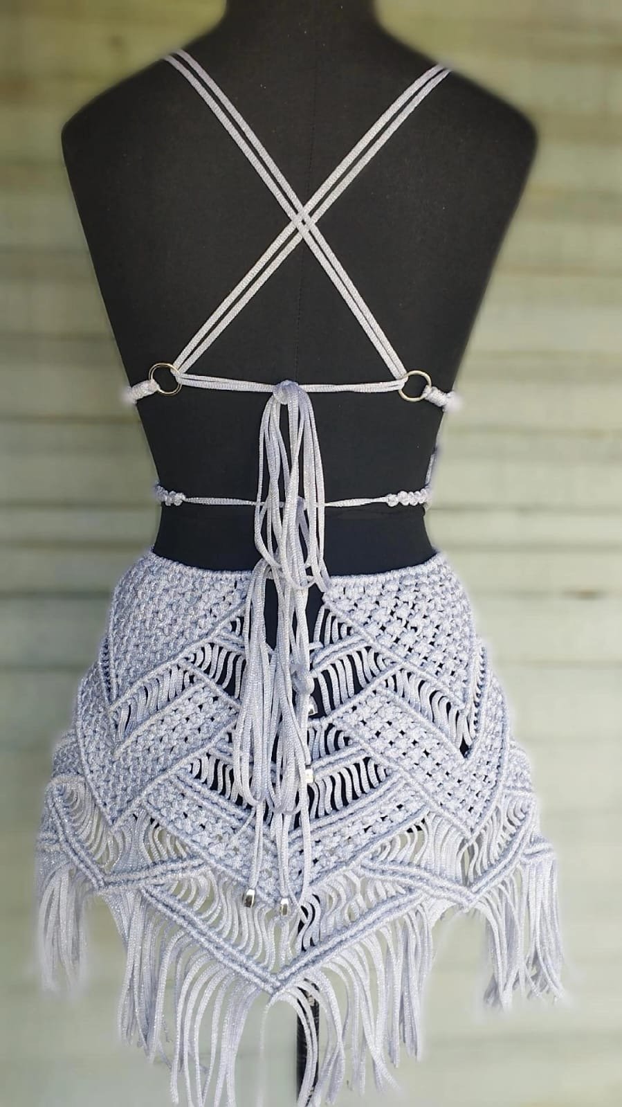 Top Macrame Shell Longo - Imagem 4