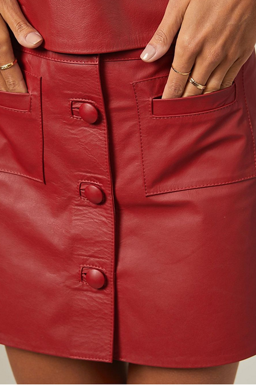 Saia Pala Couro Legítimo - Imagem 10