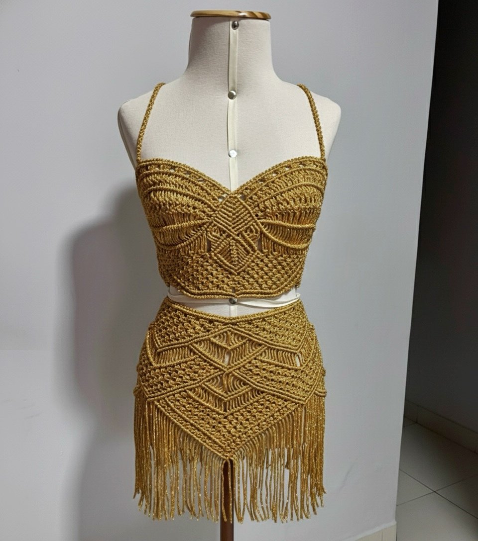 Conjunto em Macrame Verano - Imagem 4
