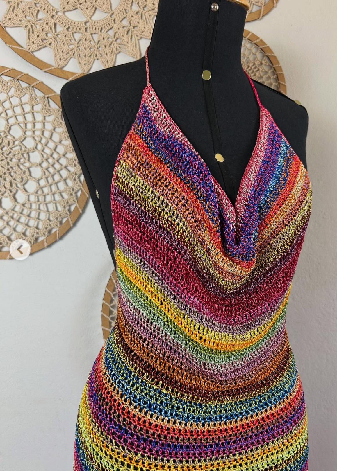 Vestido em Crochet Colors - Imagem 4