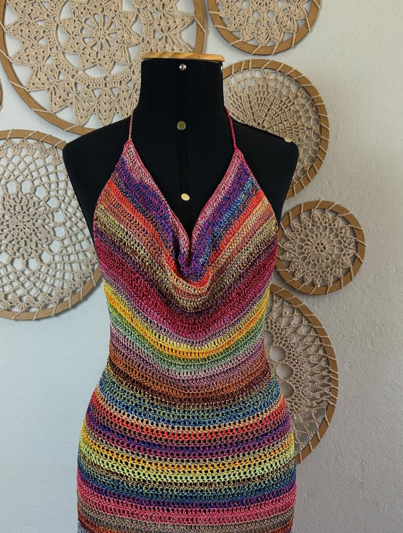 Vestido em Crochet Colors - Imagem 3
