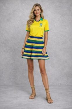 Saia em Crochet Brasilidades