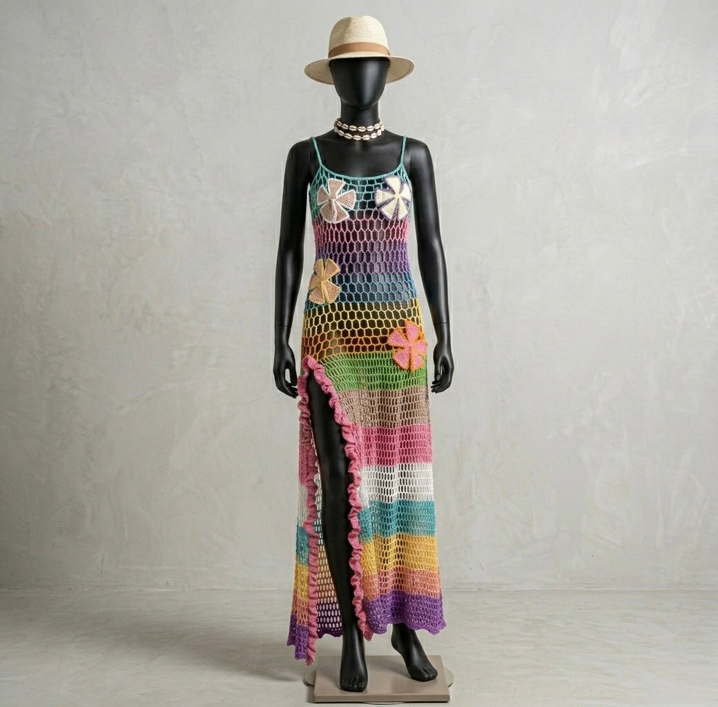 Vestido em Crochet Maldivas - Imagem 3