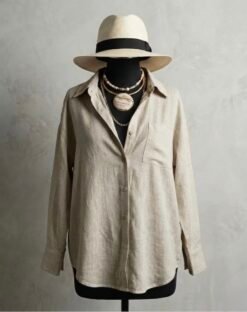 Alternative view of Camisa em Linho Puro