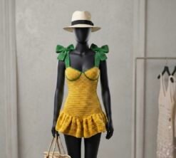 Alternative view of Vestido em Crochet Rio