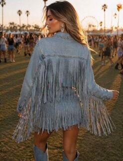 Jaqueta Jeans Country