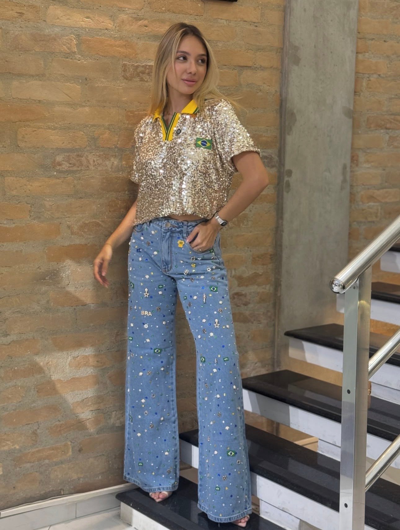 Calça Jeans Brasil (Cores) - Imagem 3