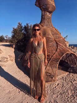 Conjunto em Macrame Mykonos